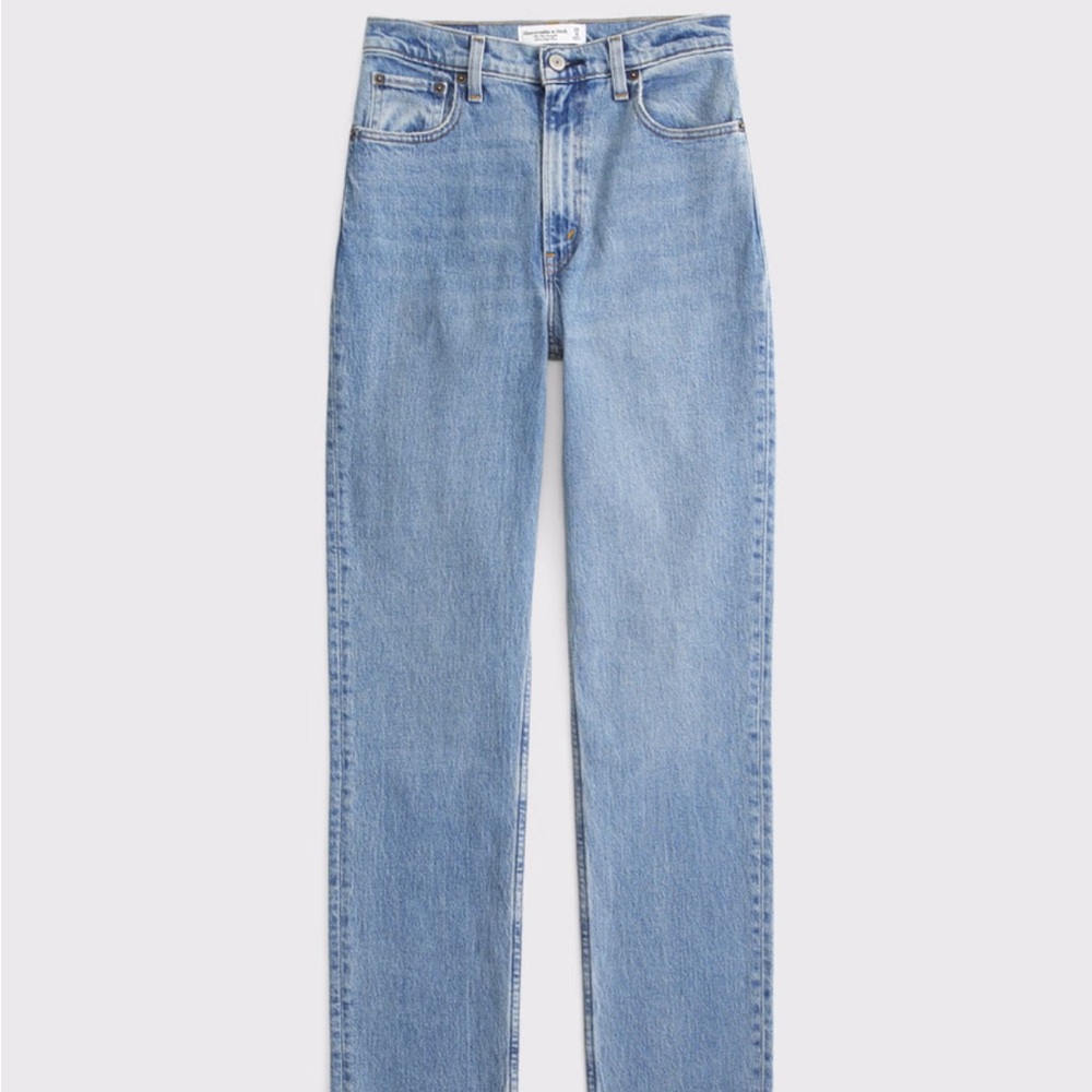 Abercrombie Ultra high rise 90s straight jeans